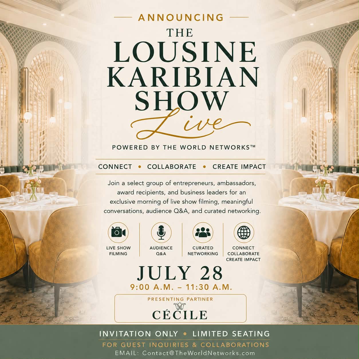 You are currently viewing The World Networks™ Officially Launches The Lousine Karibian Show